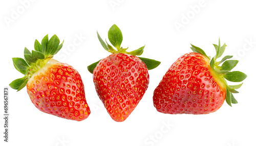  Delicious strawberries cut out 