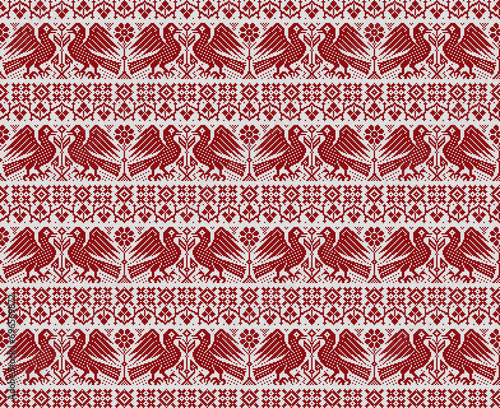 Bird Weave Pattern - Tile