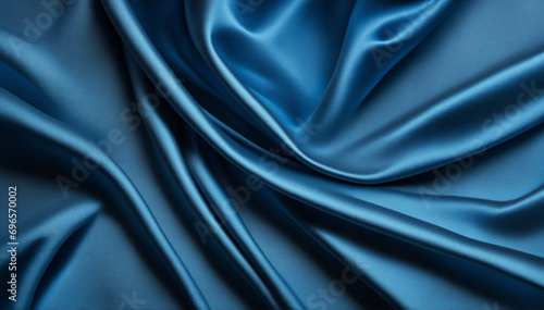 Blue Textured Fabric with Gradient Background