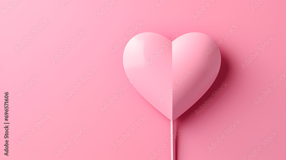Valentine's Day background, pink hearts on a pink background, white space Valentine's Day background, pink hearts on a pink background, white space