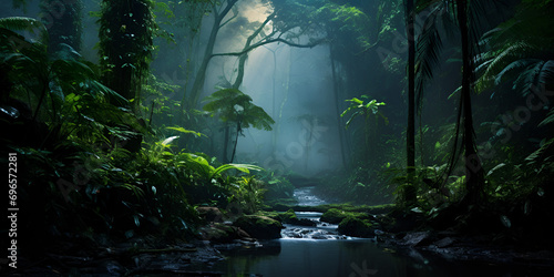tropical forest in the morning © Chandler