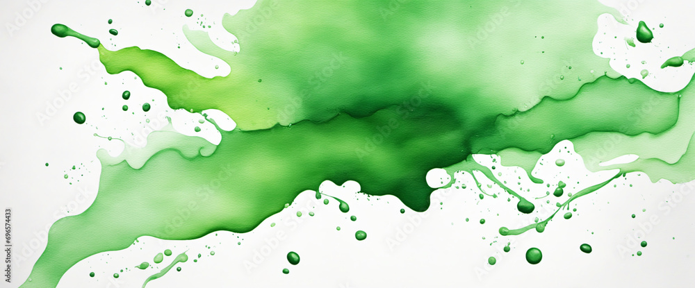 watercolor spot in green tone watercolor spot in green tone