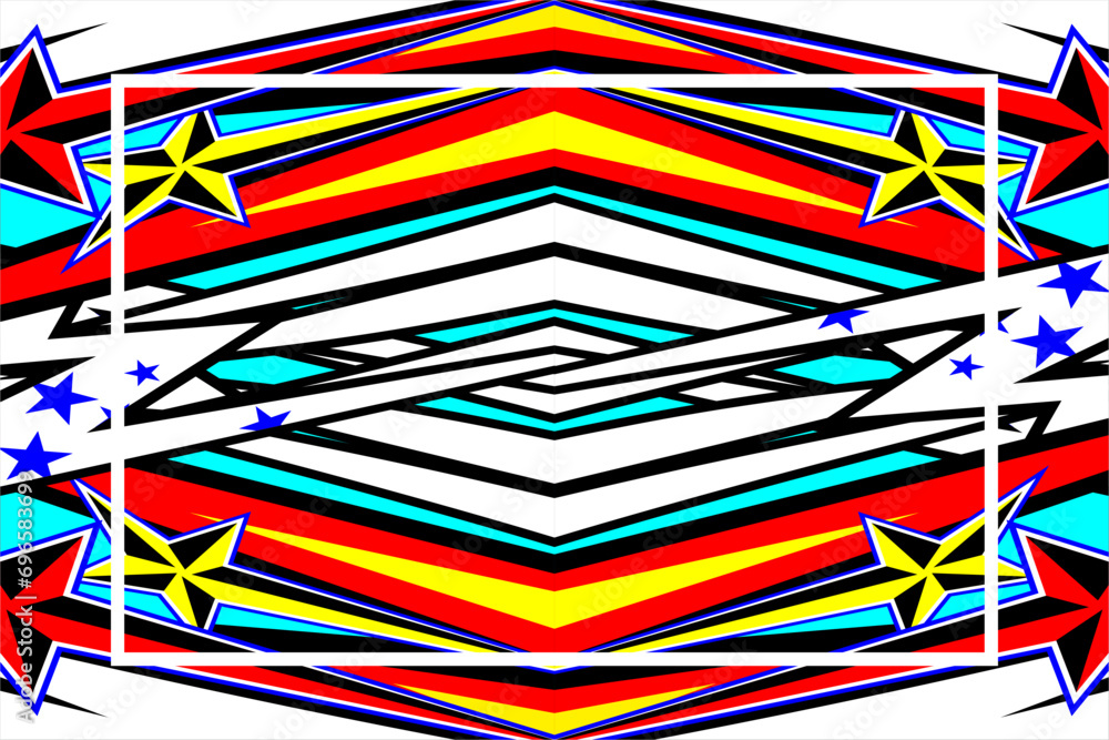 vector abstract racing background design with a unique line pattern and a combination of bright colors, and with a star effect, suitable for a racing background vector abstract racing background design with a unique line pattern and a combination of bright colors, and with a star effect, suitable for a racing background