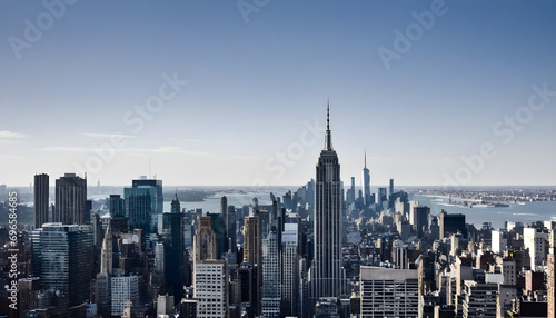 Skyline from several different Angles..Midtown  Manhatten  New York City  NY  United States of America