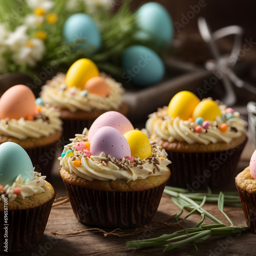 Easter Egg Nest Cupcakes - A Delightful Combination of Sweetness and Easter Charm