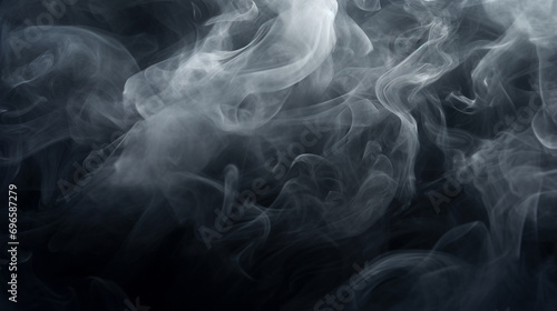 The texture of gray smoke, generative AI