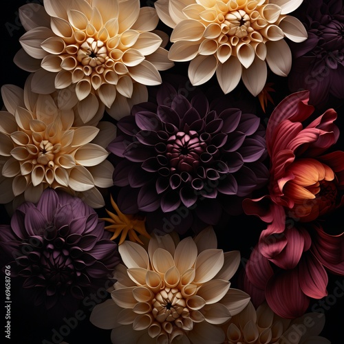 abstract floral background , floral pattern © mahnoor