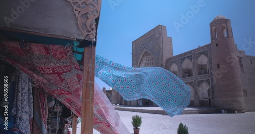 Colorful Architecture Of The Old City In Bukhara, Central Asia, Uzbekistan