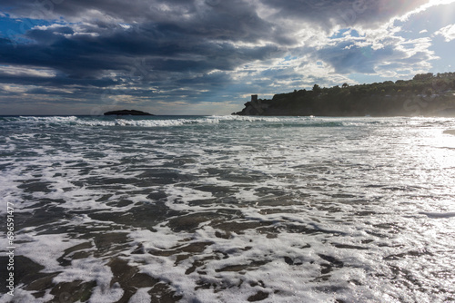 Sunset Waves at Marina di Camerota