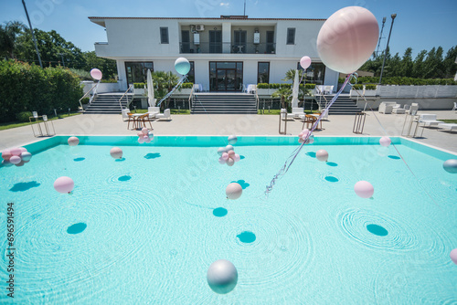 Luxurious Poolside Party