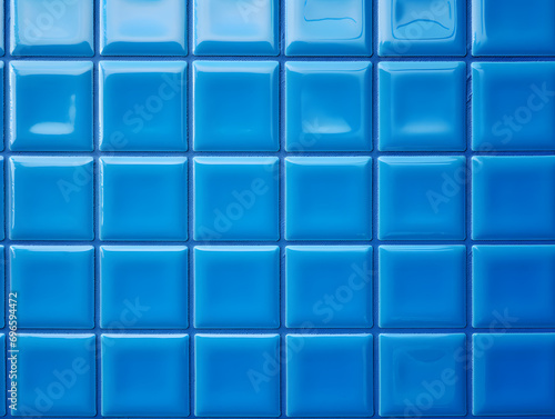blue tiles of a pool floor 
