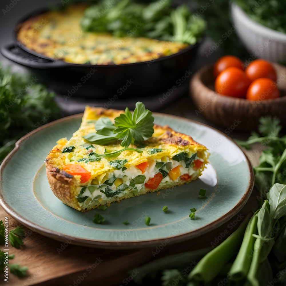 Spring Vegetable Frittata - A Burst of Freshness in Every Bite Spring Vegetable Frittata - A Burst of Freshness in Every Bite