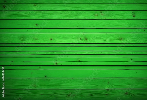 Abstract grunge old neon green painted wooden texture - wood board background panorama banner