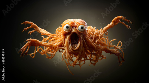 Flying spaghetti monster photo