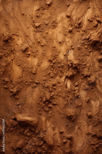 Raw, brown dirt texture