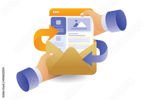 Send and receive email delivery data