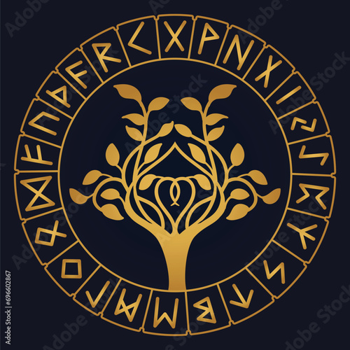 Tree of Life , Yggdrasil vector