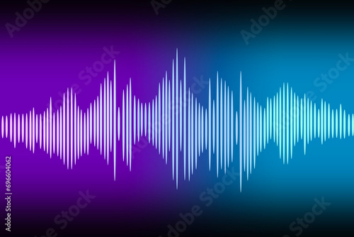 Conceptual image of sound wave, acoustics and sound vibrations, oscillations in space, Auditory System, concept Hearing Test, meditation and sound therapy, audio technologies and sound design