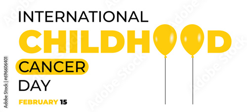 Awareness banner for International Childhood Cancer Day