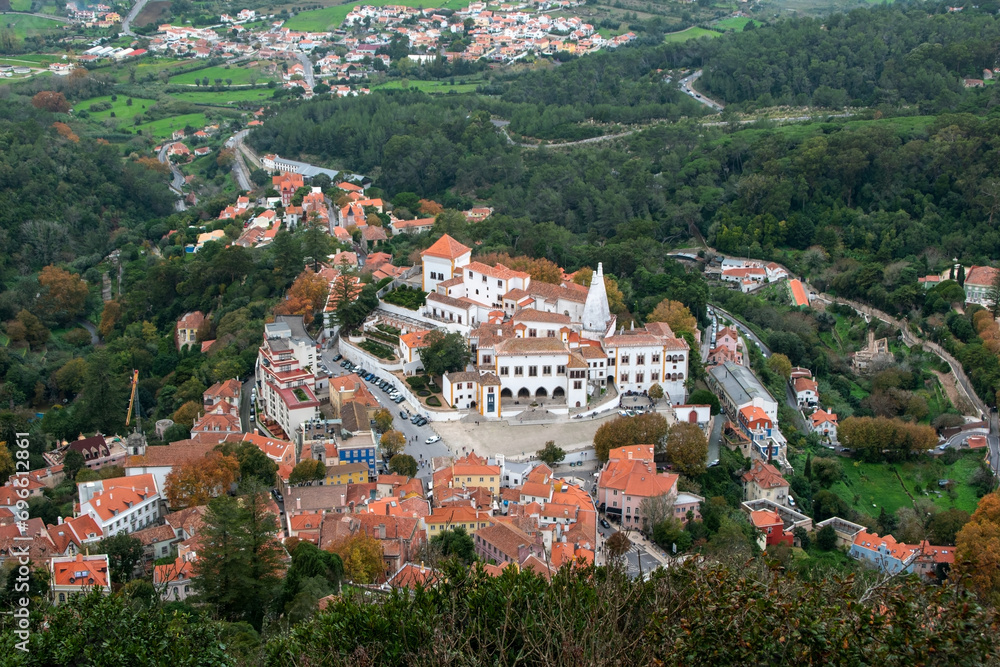 Panoramic view of Sintra, Portugal