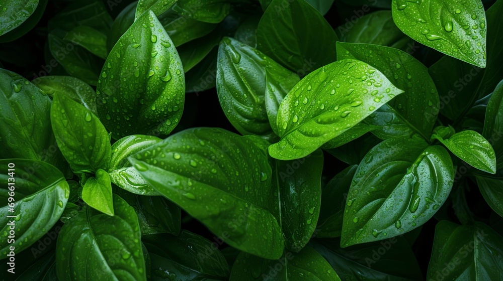 leaves background with generative ai leaves background with generative ai