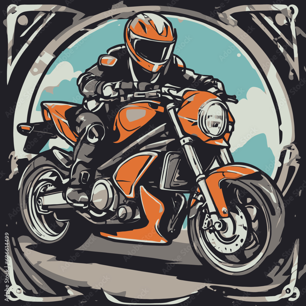 Motorcycle Logo Eps Format Design Very Cool
