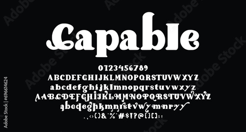 Capable vintage display handwritten font Best Alphabet Alphabet Brush Script Logotype Font lettering handwritten