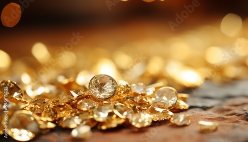 Exquisite gold granulate for jewelry making and craft projects with shimmering brilliance