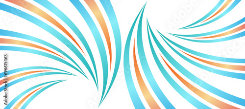 abstract blue wave  twirl spiral background template