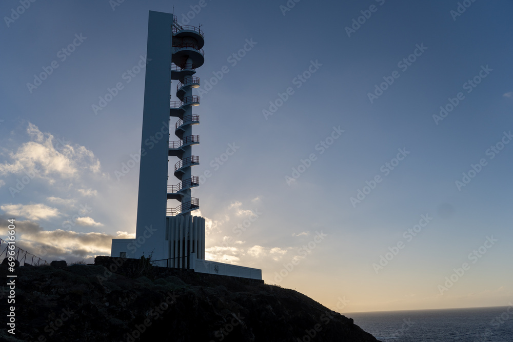 buenavista tenerife lighthouse at sunset buenavista tenerife lighthouse at sunset