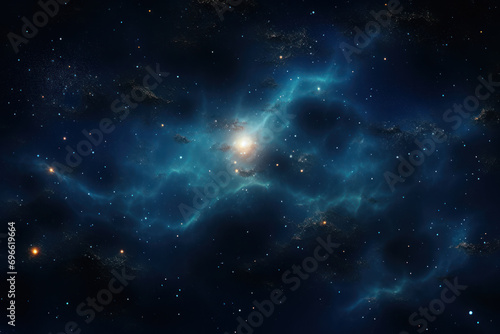 A celestial-themed template featuring constellations, offering a cosmic background for celestial and astronomical content. Generative Ai.