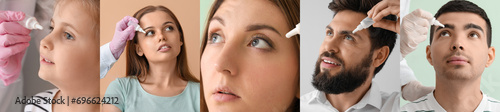 Collage of people with eye ...
