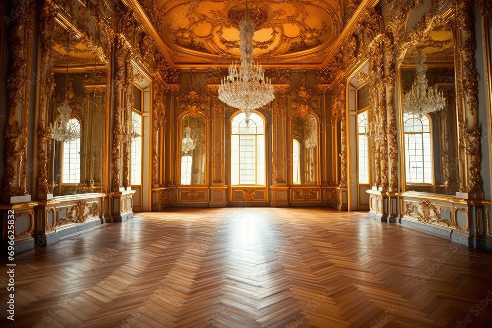 an empty glamorous rococo baroque ballroom
an empty glamorous rococo baroque ballroom