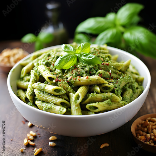 the best Italian Pasta al pesto
