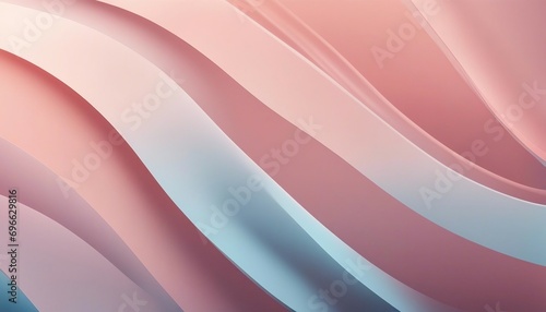 abstract background with smooth wavy lines in pink and blue colors