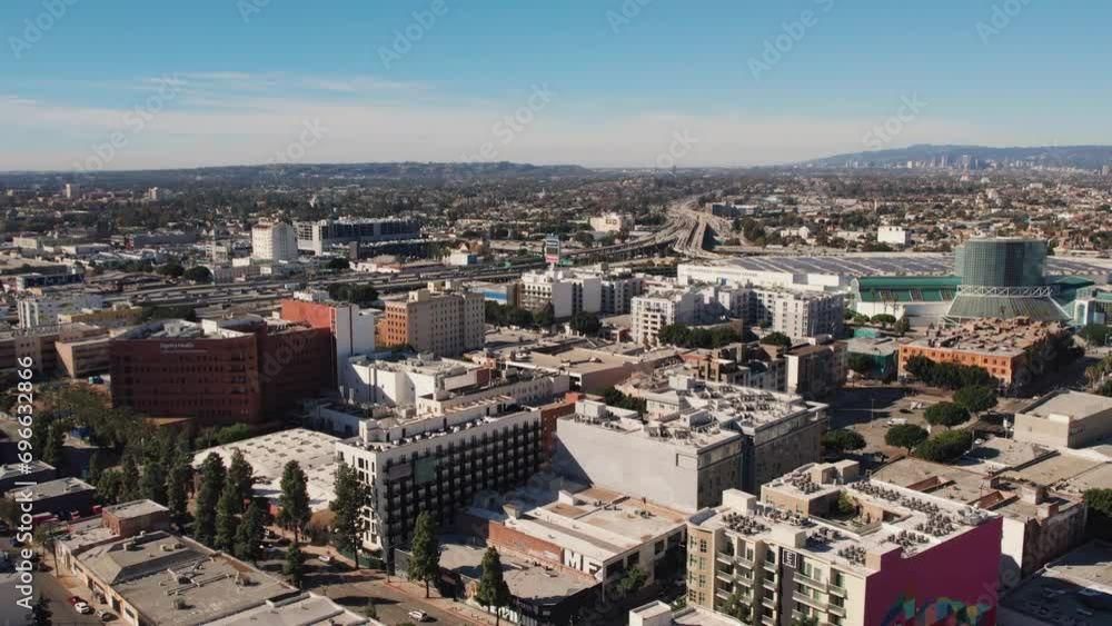 Aerial view of downtown Los Angeles Aerial view of downtown Los Angeles