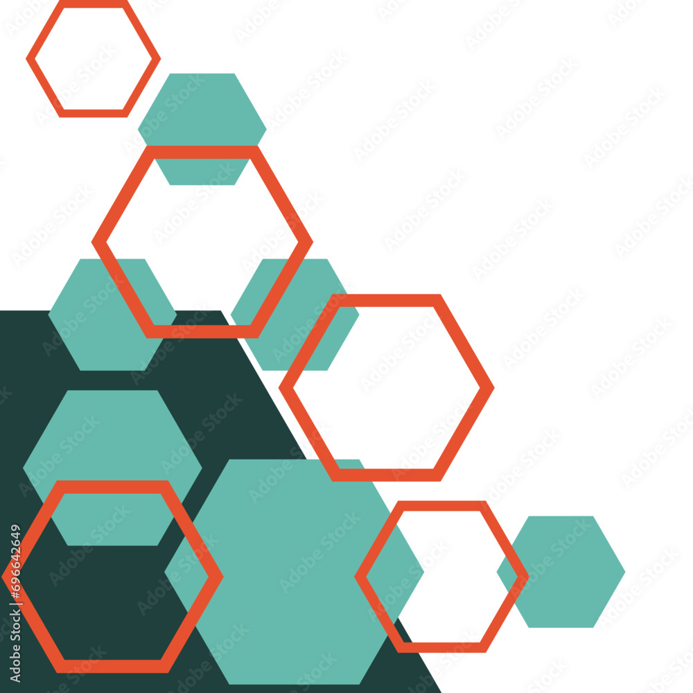 Geometric Corner Hexagonal Geometric Corner Hexagonal