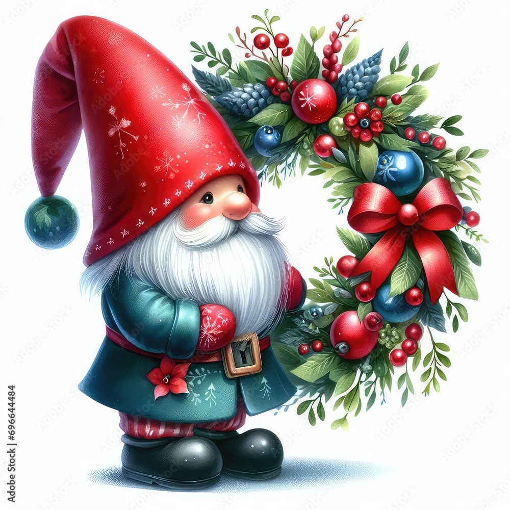 santa claus with christmas tree santa claus with christmas tree