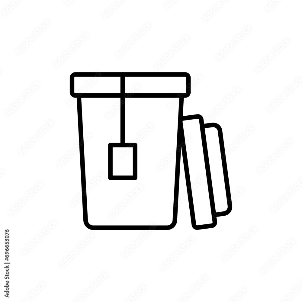 Tea glass outline icons, minimalist vector illustration ,simple transparent graphic element .Isolated on white background Tea glass outline icons, minimalist vector illustration ,simple transparent graphic element .Isolated on white background