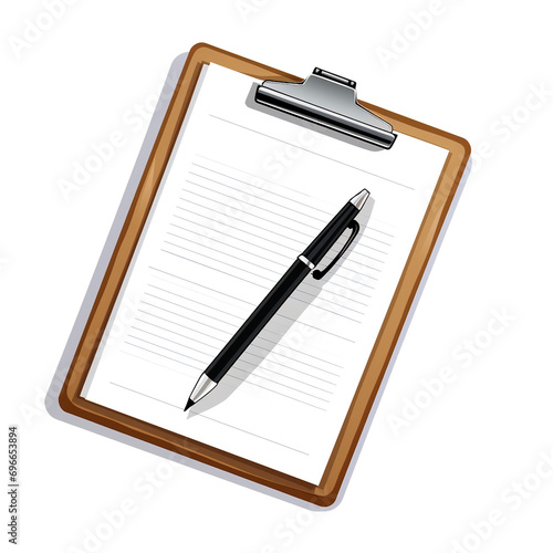 White clipboard task management