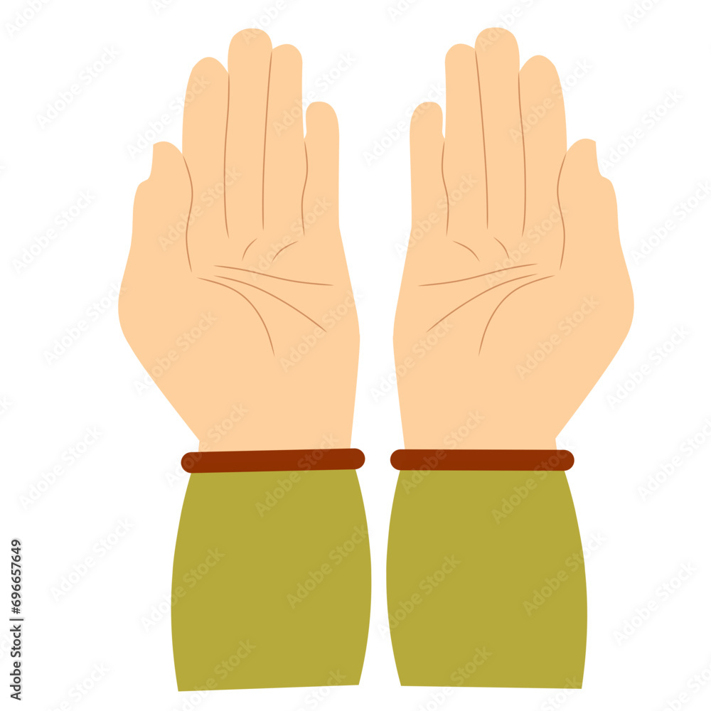 Obraz premium Islamic Doodle Clipart, Islamic Doodle Vector