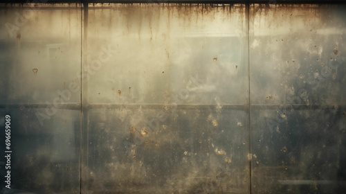 Image of a dusty and dirty window. photo