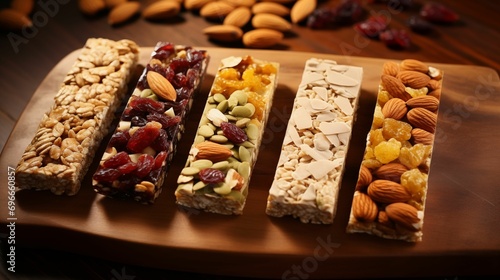 Image of assortment of granola bars.