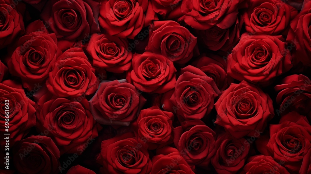 Image of natural, fresh red roses. Image of natural, fresh red roses.