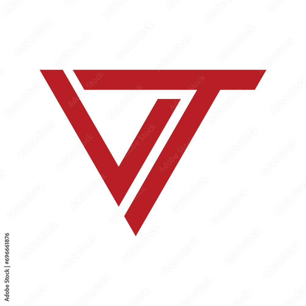 letter vt logo design letter vt logo design