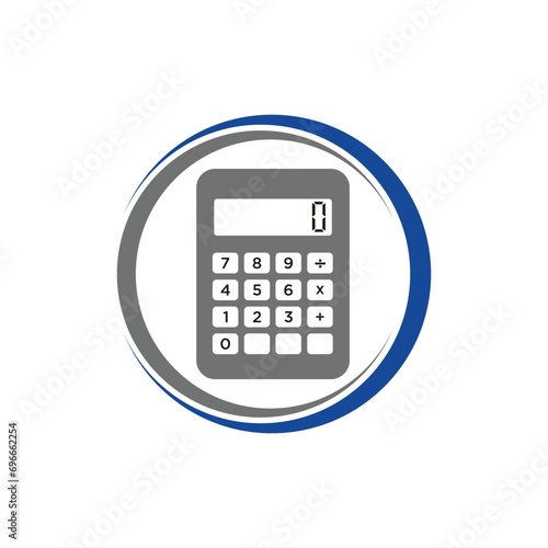 calculator logo design © Fenny