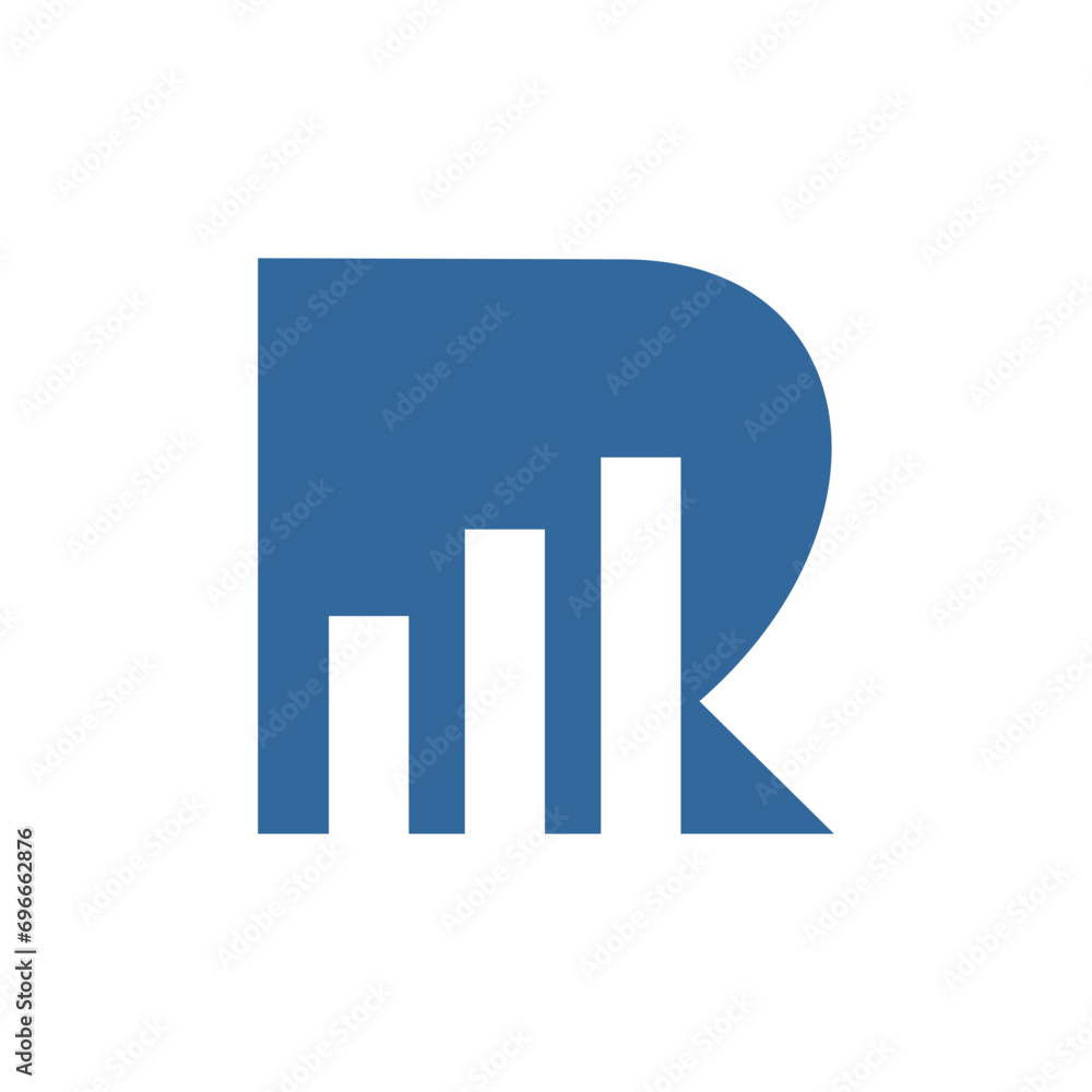 letter r financial logo design letter r financial logo design
