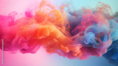 
User
rephrase ...
Magical and colorful smoke glow abstract banner 

 photo
