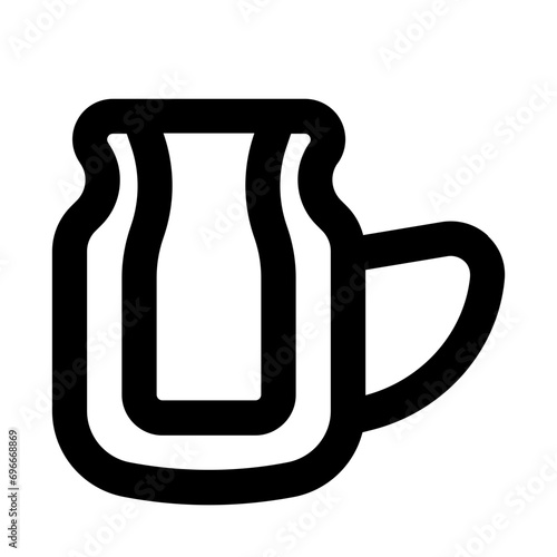 Glass Pot Line UI Icon