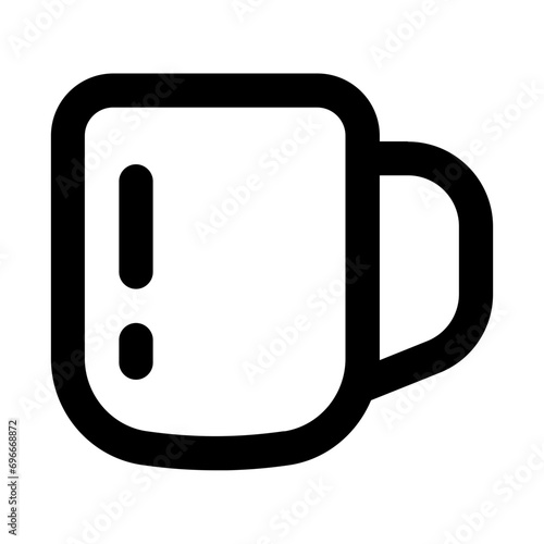 Mug Line UI Icon